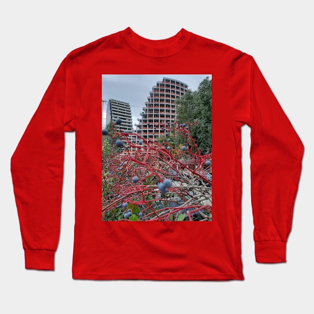 Tirana, Albania Long Sleeve T-Shirt by Stephfuccio.com